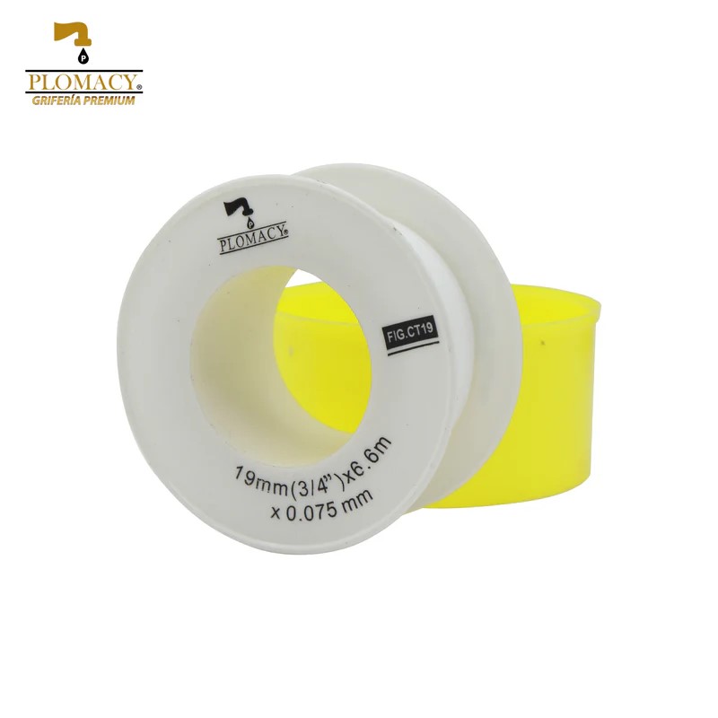 Cinta Teflon 3/4&quot; x 6.6 Mts. x 0.075 mm. Plomacy (CT19)