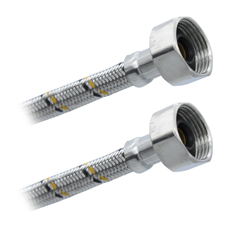 Conector Flexible Para Sanitario 7/8&quot;FIP x 7/8&quot;FIP x 35cm. Aluminio Plomacy (CFS22)