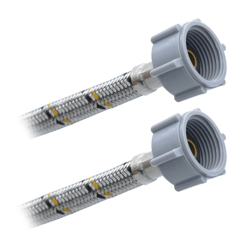 Conector Flexible Para Sanitario 7/8&quot; AM X 7/8&quot; AM X 55cm. Acero Inox. Plomacy (CSL22)