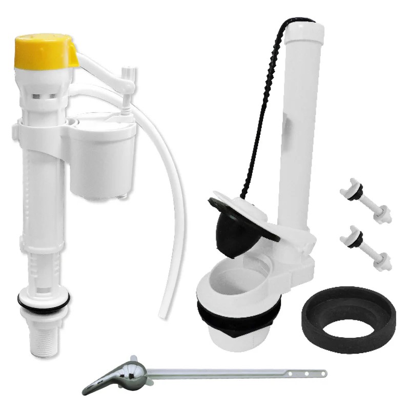 Herraje WC Ultra-Pilot  2" Ajustable  Con Palanca L. Cromada  (2580)