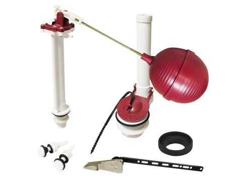 Herraje WC Hydro-Gard 2" Palanca Cromada y Esponjoso   (H8008)