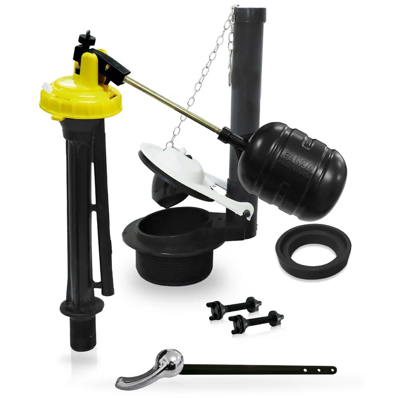 Herraje WC Econo-Max 3"  Pal. Cromada y Esponjoso (2714)