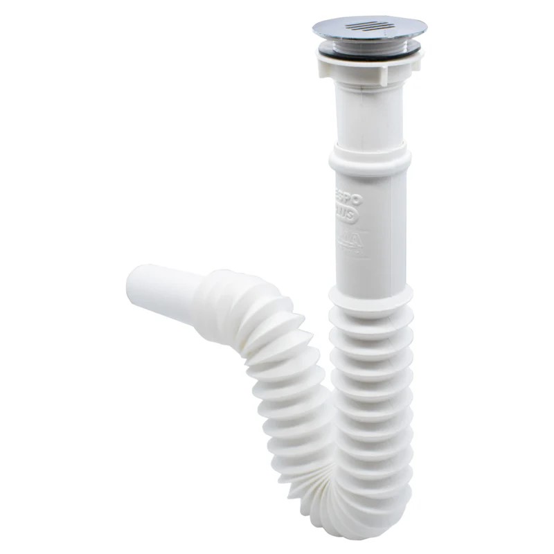 Cespo-Plus Corrugado "XL" Fregadero Rejilla Cromada 65 cm ( 9965 )