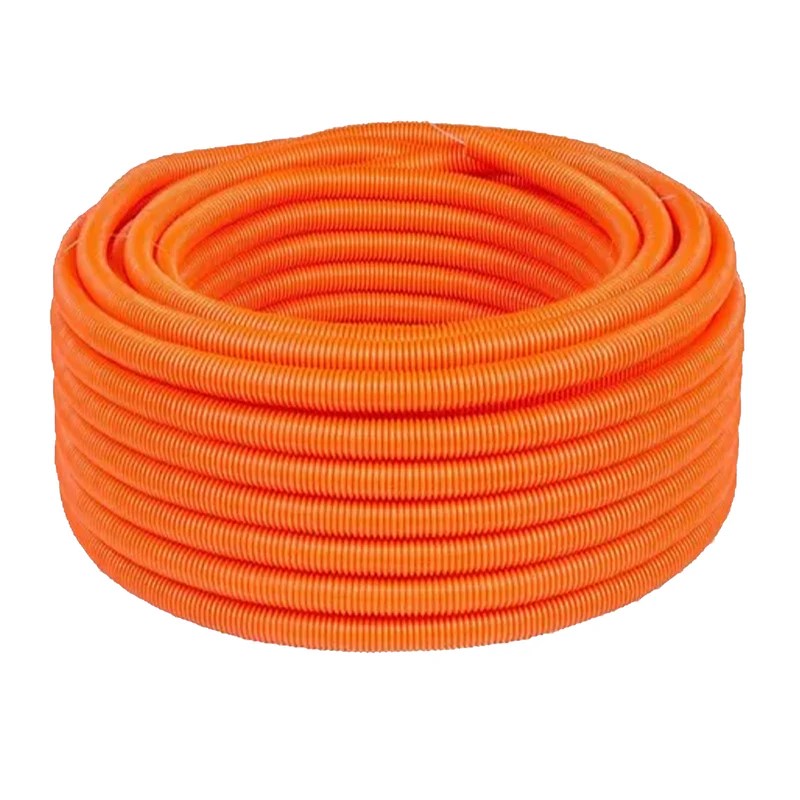 Poliducto Corrugado Naranja Sin Guia  1/2&quot; x 100Mts.  (2090)