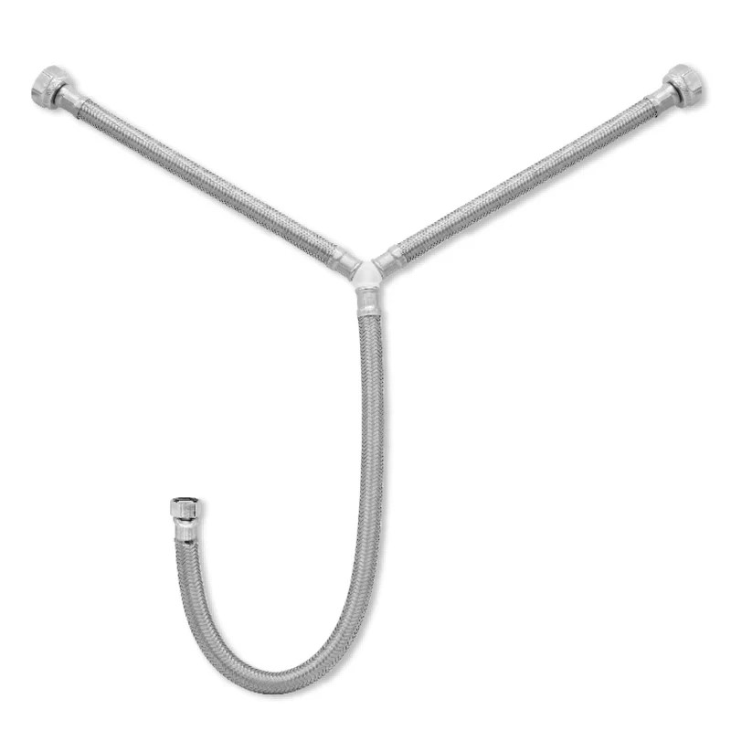 FamaFlex Premium Para  Agua Potable TEE 1/2&quot; FIP x 1/2&quot; FIP x 1/2&quot; FIP 55cm.-22&quot;  (3580)