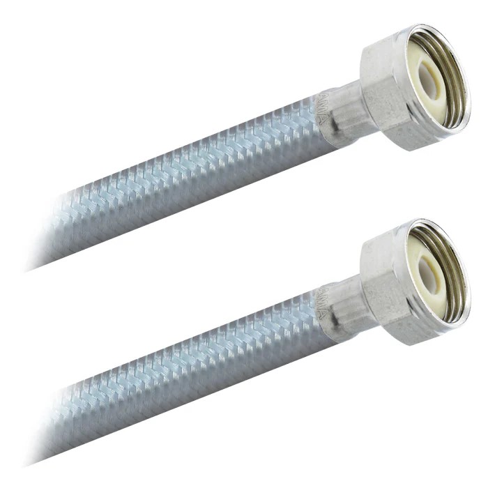 FamaFlex Poliacero Para Boiler Hembra 3/4" FIP x 3/4" FIP x 60cm.-24"  (3990)