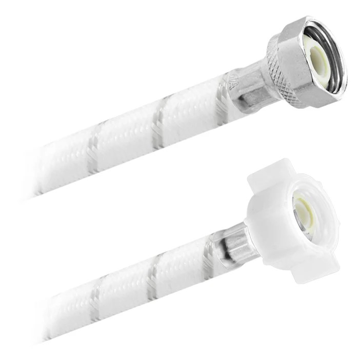 FamaFlex Poli-Acetal Para Agua Potable 1/2" FIP x 1/2" AM x 40cm.-16"  (3927)