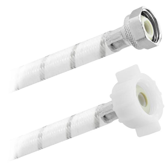 FamaFlex Poli-Acetal Para Sanitario 1/2" FIP x 7/8" AM x 40cm.-16"  (3836)