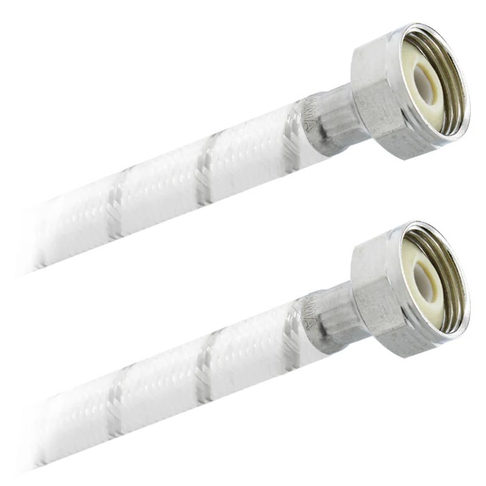 FamaFlex Poli-Acetal Para Sanitario 7/8" FIP x 7/8" FIP x 35cm.-14"  (3833)