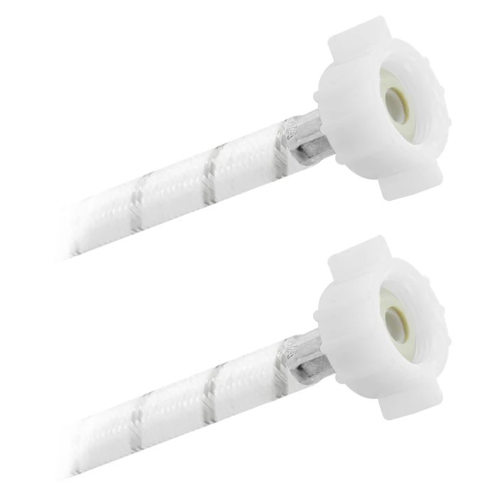 FamaFlex Poli-Acetal Para Sanitario 7/8&quot; AM x 7/8&quot; AM x 55cm.-22&quot;   (3954)