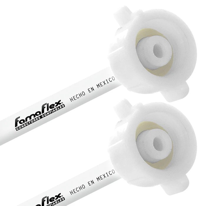 FamaFlex PoliMax Para Sanitario 7/8&quot; AM x 7/8&quot; AM x 45cm.-18&quot;  (2039)