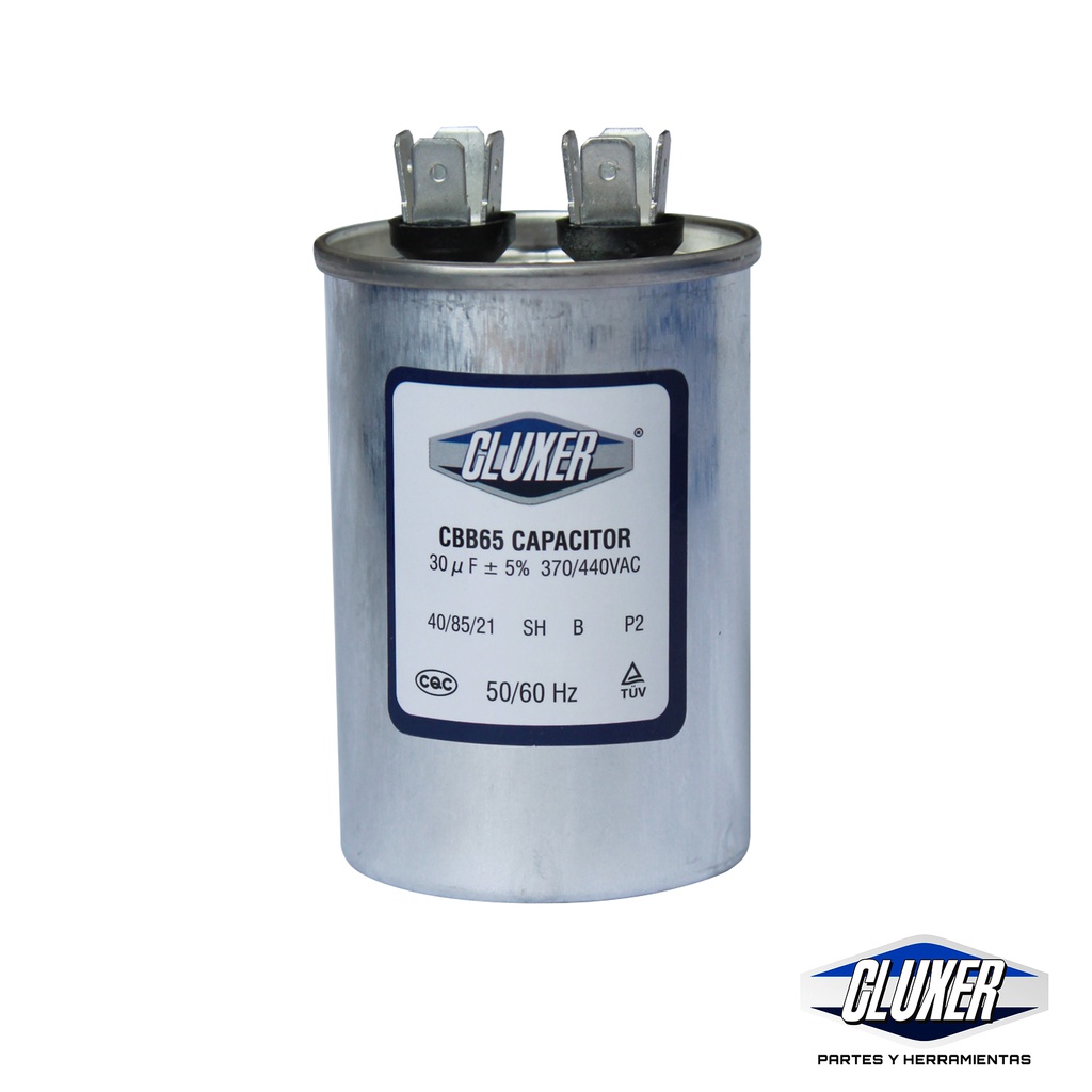 1 Capacitor De 30 Mf Dual 440-370vac +-5% 50/60hz **PIEZA**