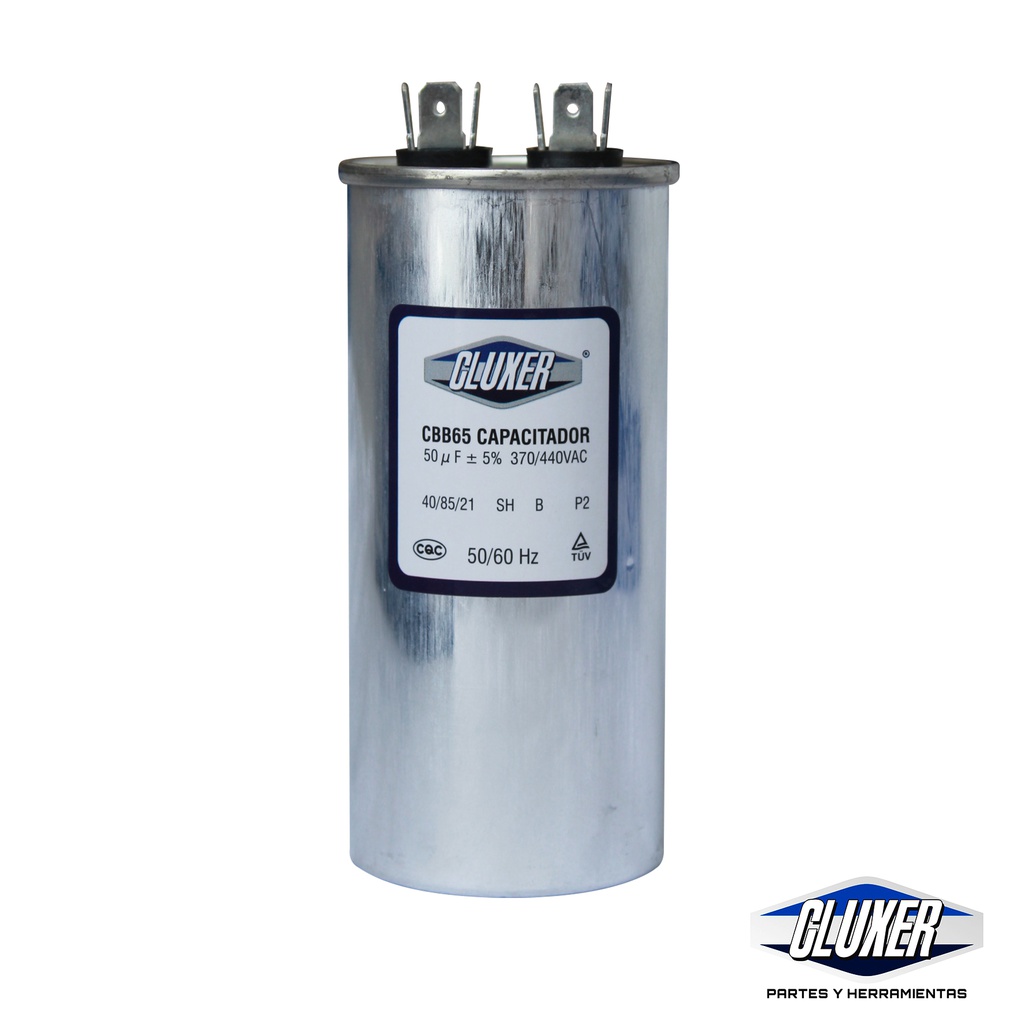 1 Capacitor De 50mf Dual 440-370vac +-5% 50/60hz