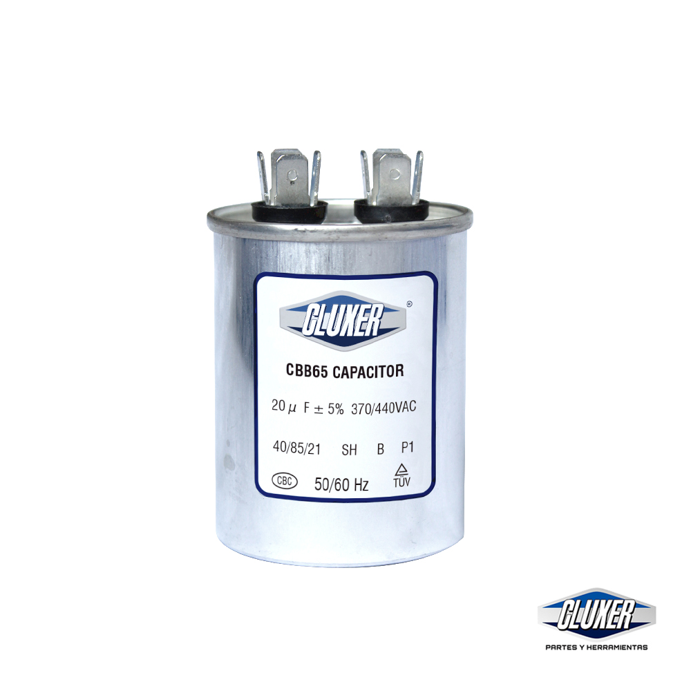 1 Capacitor De Trabajo 20mf Dual-440vac-370vac +-5% 50/60hz