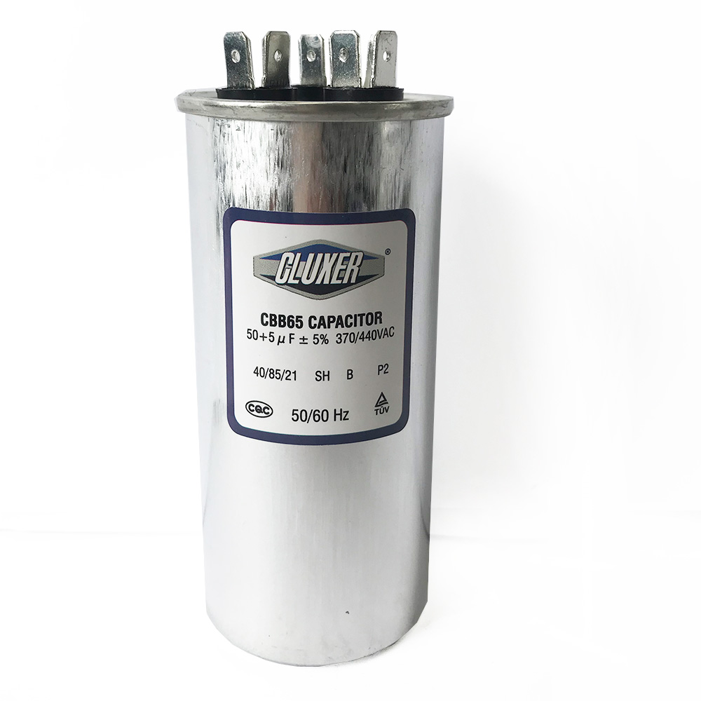 1 Capacitor De Trabajo 50/5mf, Dual 440-370vac +-5%, 50/60hz