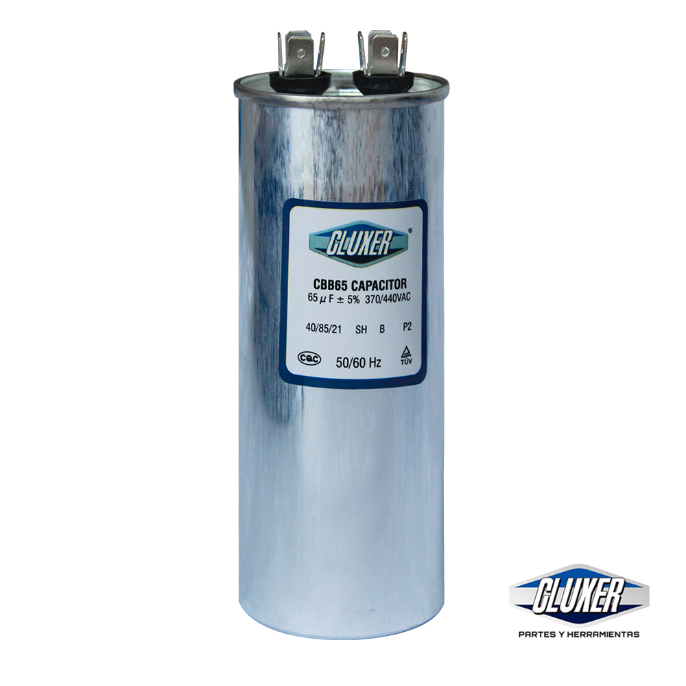 1 Capacitor De Trabajo 65mf, Dual 440-370vac +-5%, 50/60hz