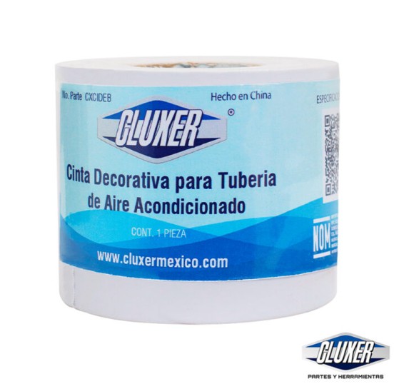 1 Cinta Decorativa Blanca Para Tuberia De Aire Acond.
