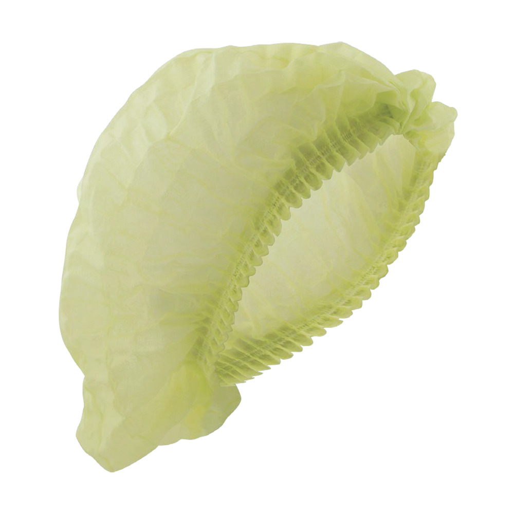 COFIA PLISADA ECOFRIENDLY COLOR AMARILLO DE 21&quot;
