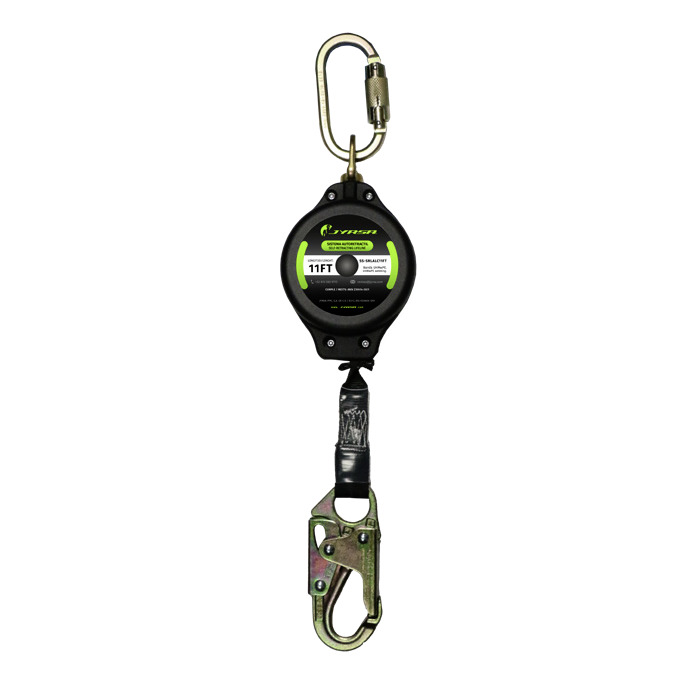 RETRACTIL DE BANDA DE DE 1" Y 11FT LARGO CARCASA ALUMINIO