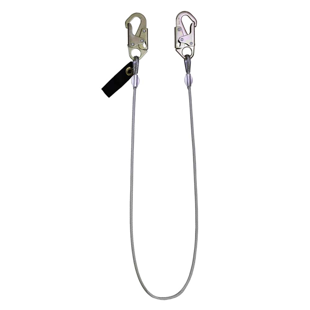 CABLE DE POSICIONAMIENTO DE ACERO 1.83 M X 1/4 PULG.