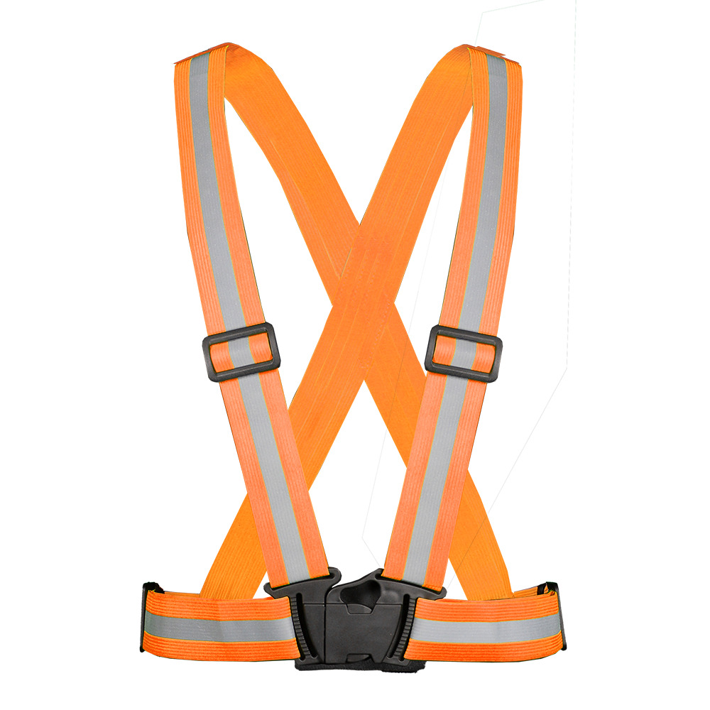 CHALECO CARRILLERO ELASTICO DE ALTA VISIBILIDAD ANARANJADO UNITALLA