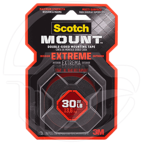 CINTA MONTAJE 3M EXTREMA  25.4mmX 1.52m.