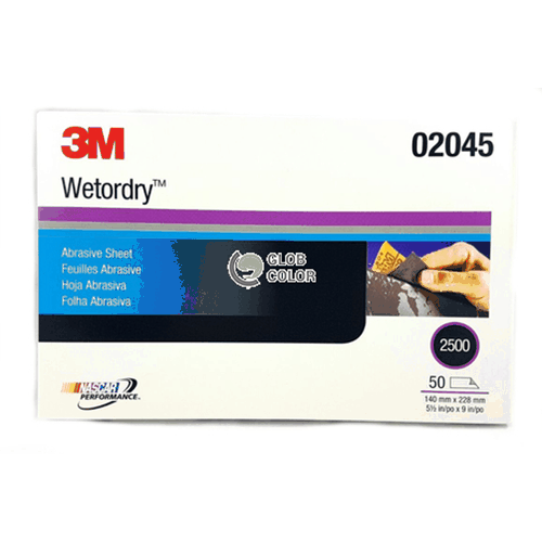 Lija 3M Imper.5.5x9”#2500 2045