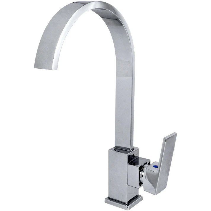 MEZCLADORA MONOMANDO P/FREG DE LATON AL PISO C/CERAMICO A.CROMO