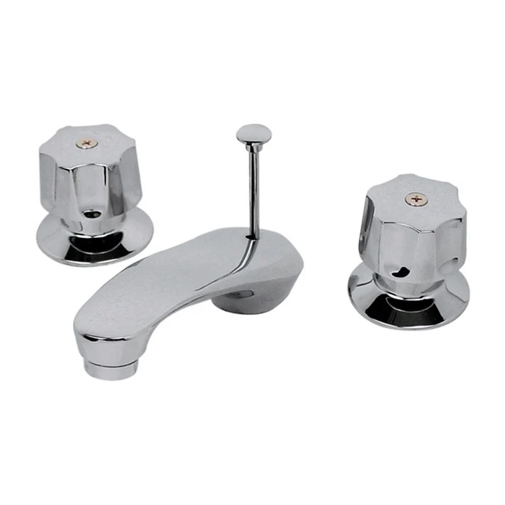 MEZCLADORA LAVABO 8&quot; A 12&quot; C/DES. AUT.