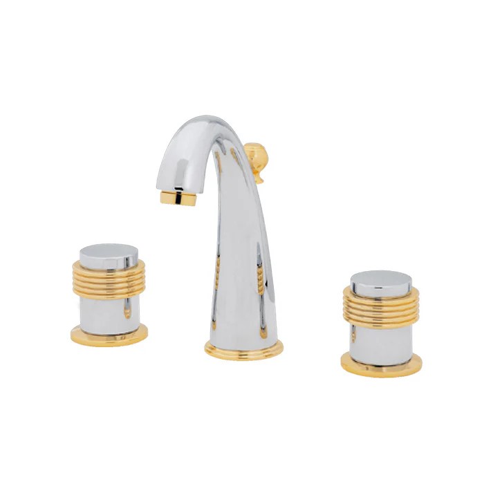 MEZCLADORA 8&quot; A 12&quot; ORO-CROMO M/ANILLO