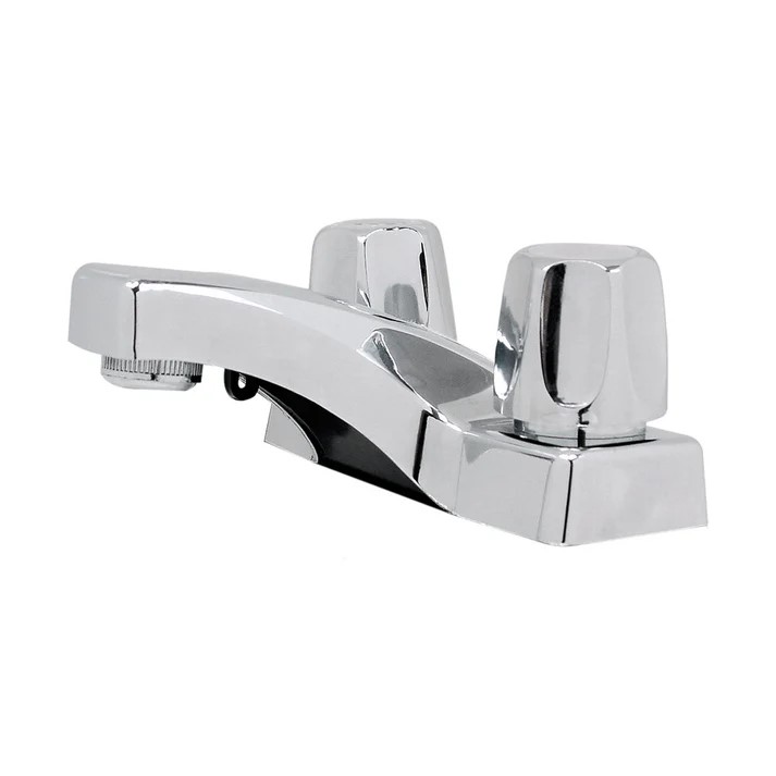 MEZCLADORA DE PLASTICO P/LAV.DE 4&quot; CROMADA