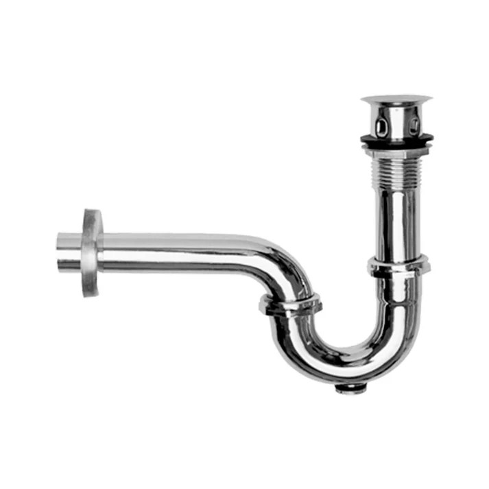 TRAMPA LAVABO PAR. LATON REG. CON TU. CR.