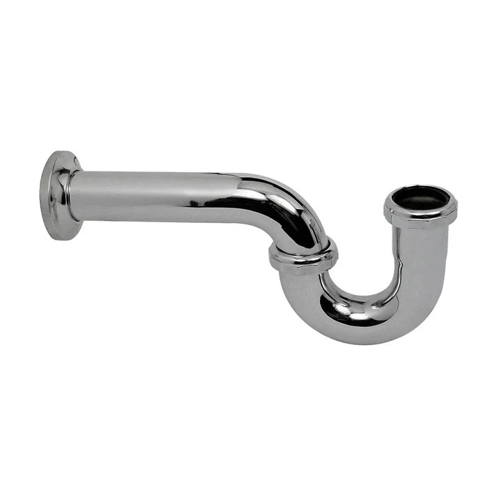 TRAMPA LAVABO PARED S/CONTRA CROMADA