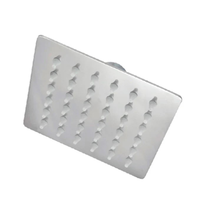 REGADERA DELGADA CUADRADA 4X4 AC.INOX.201 ACAB.ESPEJO