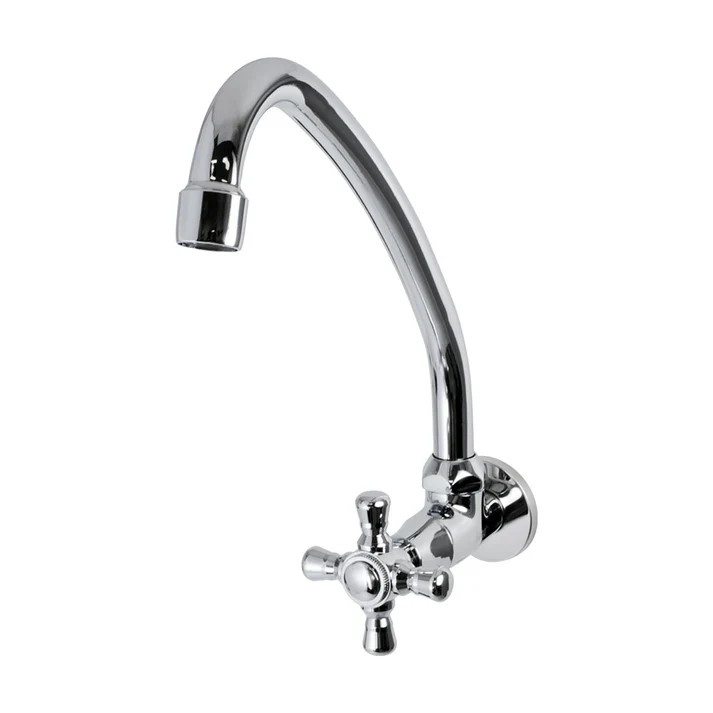 LLAVE IND P/FREG A LA PARED MAN CRUZ DE ABS A/CROMO