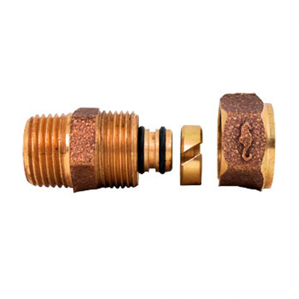 1/2" NUDO INSERCION MACHO P/TUBO PLASTICO