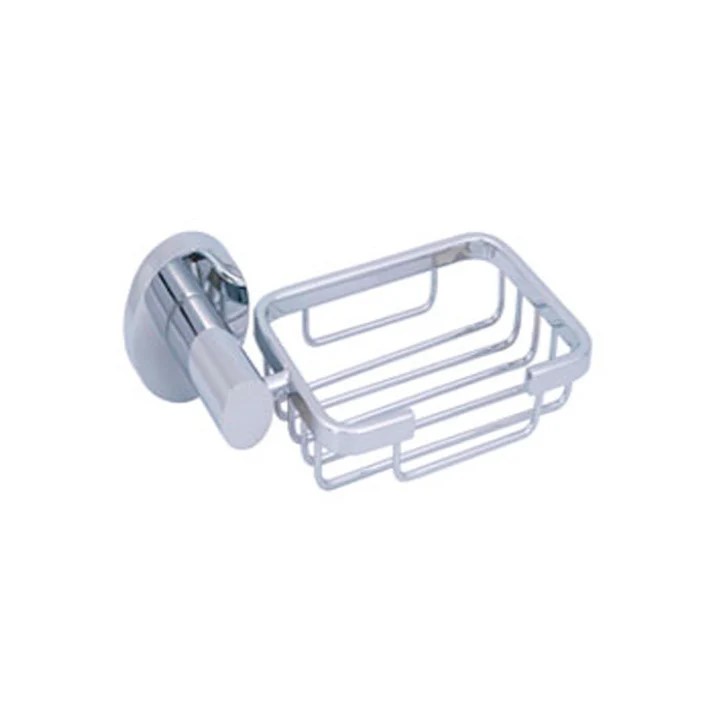 JABONERA DE SEMI-EMPOTRAR DE CANASTILLA DE ACERO INOX.