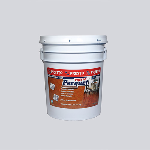 PRESTO PARQUET BASE AGUA CUBETA 18 KG