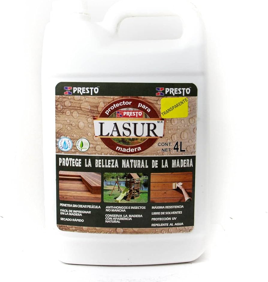 PROTECTOR P/MADERA LASUR TRANSP LATA 4 LT