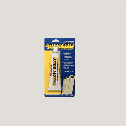 PEGAMENTO CPVC YELLOW GOLD TUBO 60 ML