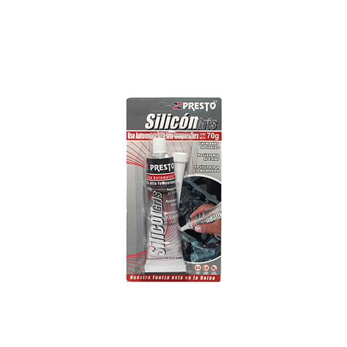 SILICON 100 % RTV GRIS TUBO 70 GR