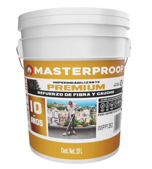 IMPERMEABILIZANTE PREMIUM 10 AÑOS 19 LTS MAST 