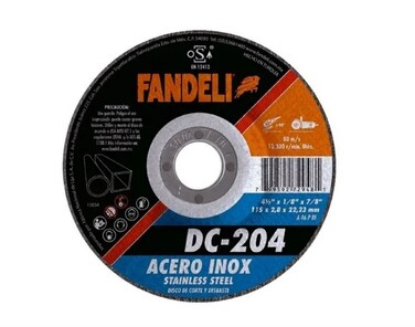 DISCO FNDL.PRO CTE-DESB.INOX 4 1/2