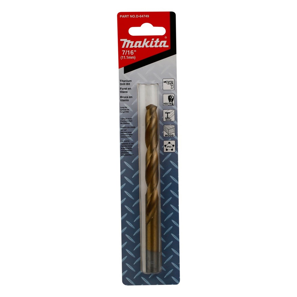 BROCA MAK.HSS-Ti (11.11) 7/16”