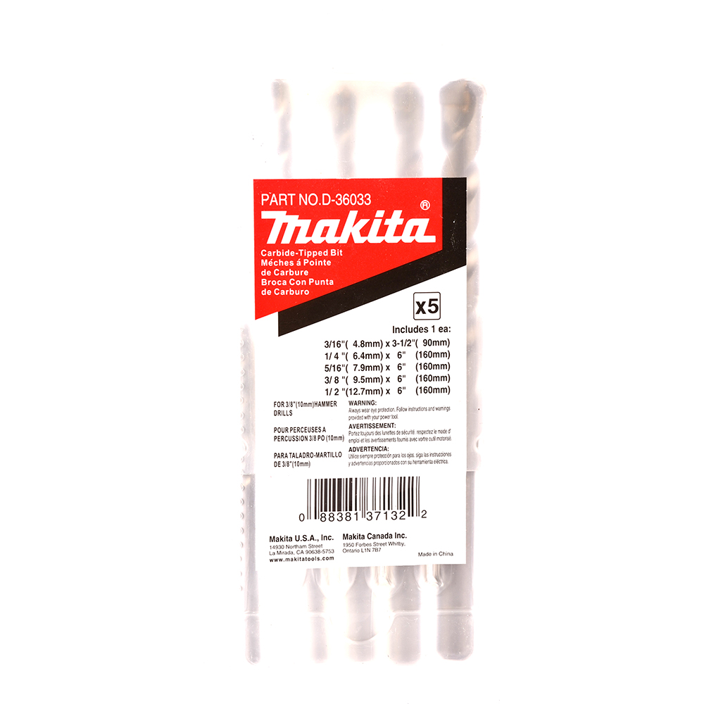 JGO.BROCAS CONCRETO MAK. 5pz.