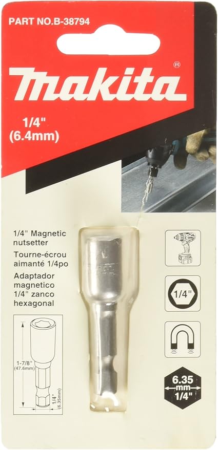 PUNTA MAGNETICA MAKITA ( 6.35) 1/4x 1 7/8”