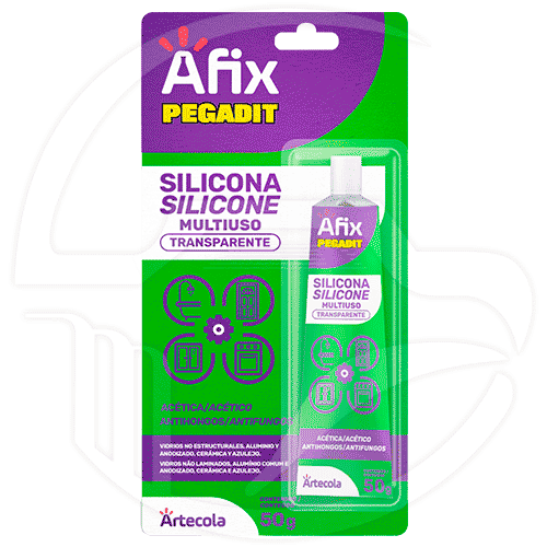 AFIX SILICON MULTIUSO TRANSP.  70gr