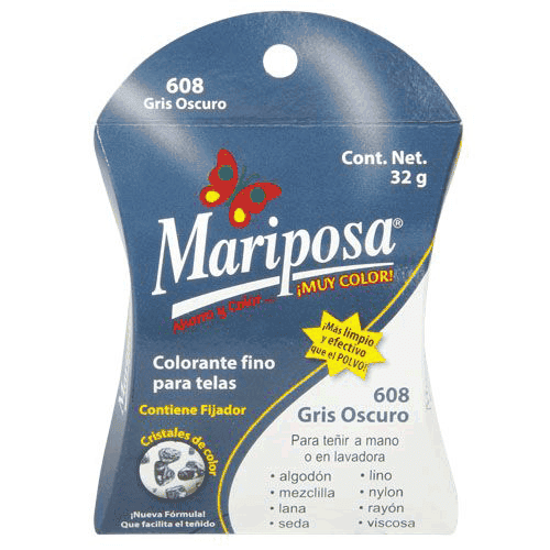 COLOR MARIP.CRIST.#608 GRIS OSC.