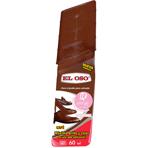 CERA LIQ.EL OSO 60ML. CAFE