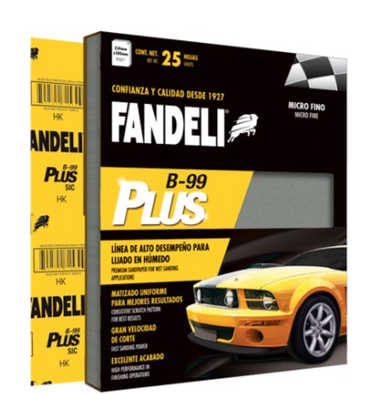 LIJA DE AGUA #2500 B-99Plus Amarilla PRECIO POR PIEZA